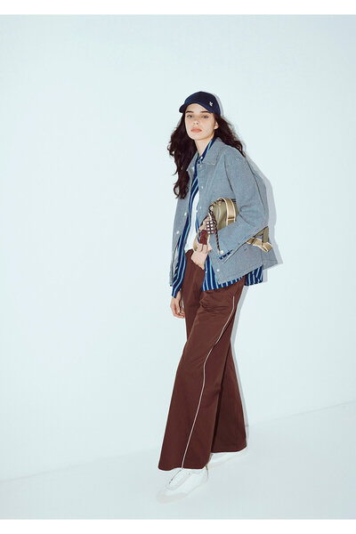 Mavi Brown Pants with Tie Belt 1011068-70242