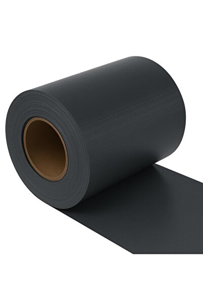 PROCART Bandă adezivă opacă pentru gard, 19 cm x 35 metri, PVC, 450 g/m2, gri