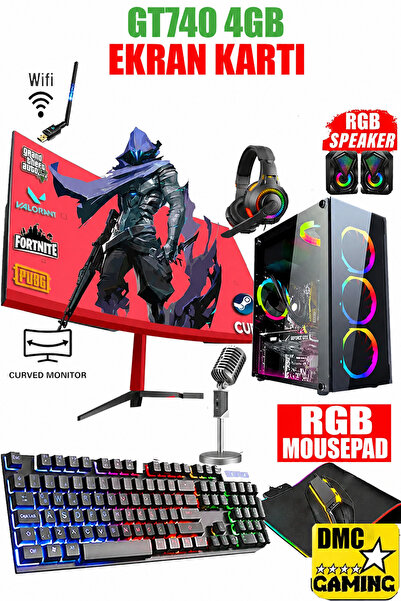 Dmc N18x (GTA 5) I5 3470,16GB RAM,512GB SSD,4GB GT740,23,8 100hz Curved Oyunc...