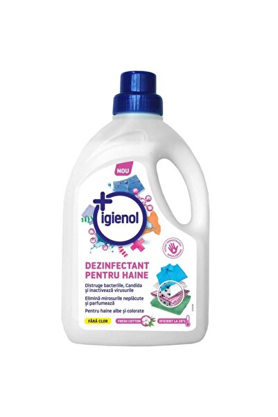 Igienol Dezinfectant haine Igienol, lichid, , eliminare mirosuri, 1.5L, Fresh...