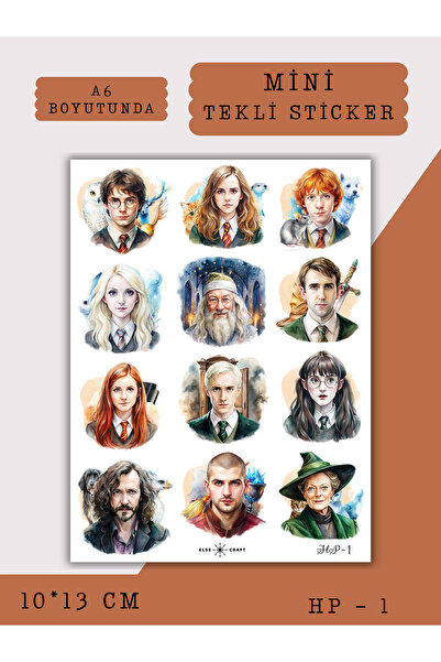 Else Craft Harry Potter Sticker - HP-1 - Ajanda Planlayıcı Bullet Journal İçi...