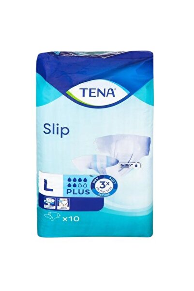 TENA Scutece Slip Plus Large ConfioAir pentru incontinență, 10 buc.