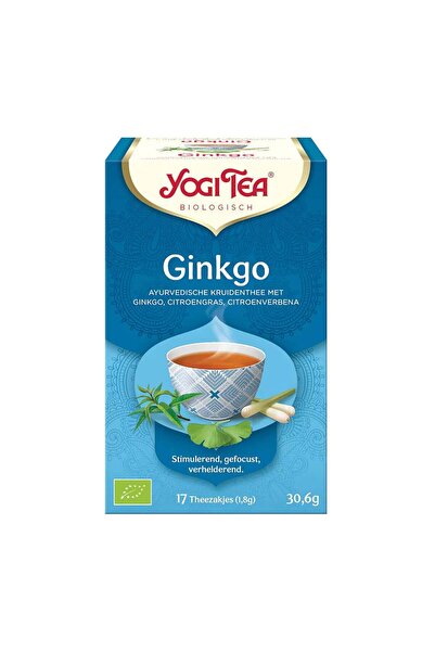 Yogi Tea Ceai organic de Ginkgo, 17 pliculețe de ceai, 30.6g