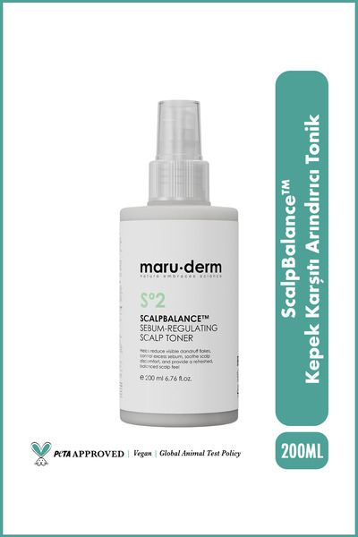 Maru.Derm Scalpbalance ™   Anti-Dandruff Sebum Balancing Hair Leather Si Toni...