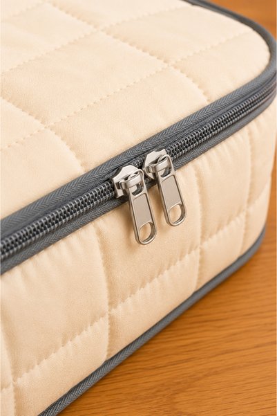 HİG HOME Set of 5 Storage Bags 41X51X16 cm Quilt, Blanket Storage and Organization Bag - with Handles & Zipper