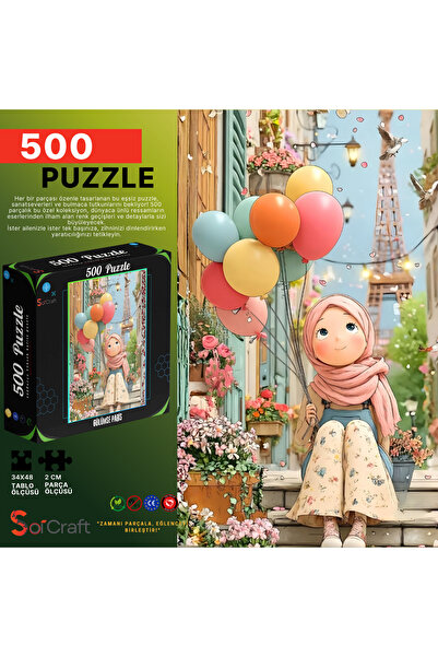 Soi Craft 500 Parça Puzzle Gülümse Paris #220