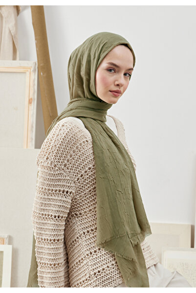 Freshscarfs Haki Bambu Şal