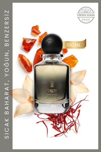 Royal Platinum Troy 100 Ml Unisex Niche Parfüm Safran Amber Yoğun