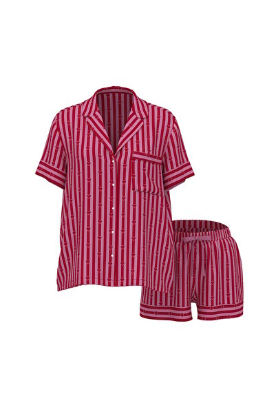 Victoria's Secret Saten Kısa Pijama Takımı