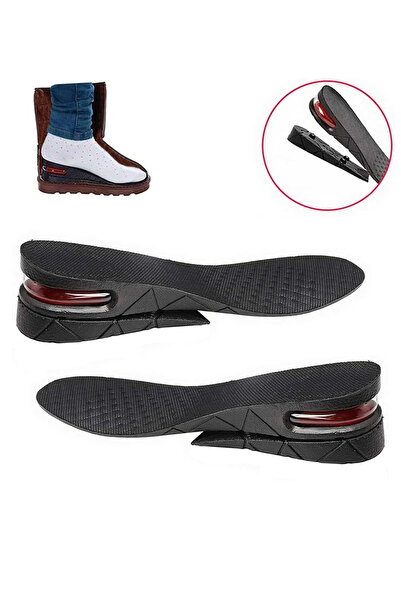 NOYİSKA 5 cm Hava Yastıklı Boy Uzatıcı Tabanlık Unisex Boy Uzatan Topuk Yükse...