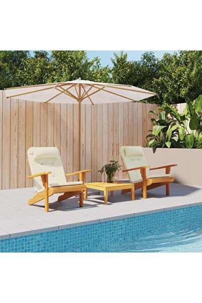 Concept Perne pentru scaun Adirondack, 2 buc, crem, textil oxford