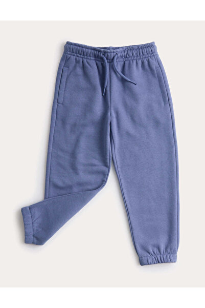 Marks & Spencer Pamuk Karışımlı Düz Jogger Pantolon (2-8 Yaş)
