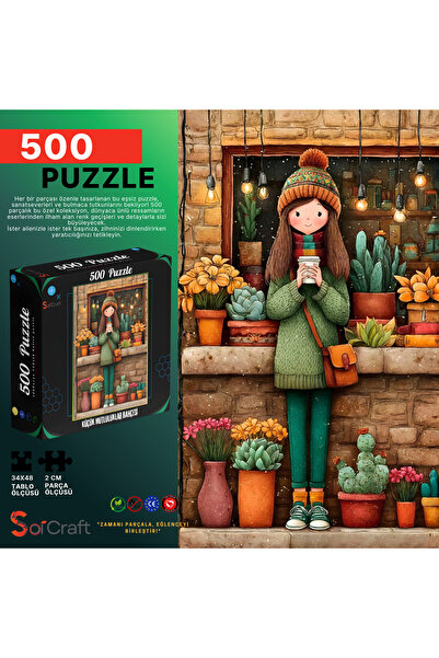 Soi Craft 500 Parça Puzzle Küçük Mutluluklar Bahçesi #227
