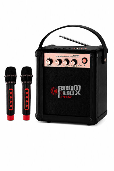 Blackbird Game Center NSS NS-992MIC Boombox Pro Kablosuz Karaoke Hoparlör FM ...
