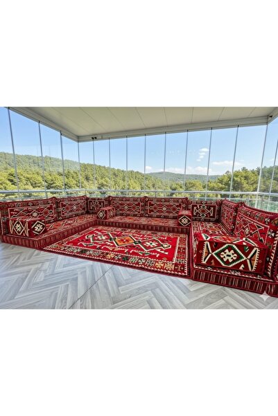 ademircan Otantik tasarımlı Şark Köşesi Minder Takımı/ 70×190×10 cm / Ev, sal...