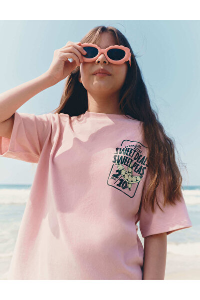 Marks & Spencer Sweet Pea Baskılı T-Shirt