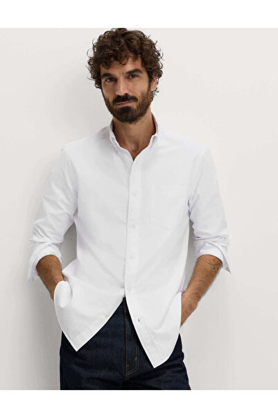 Marks & Spencer Ultimate Saf Pamuklu Oxford Gömlek