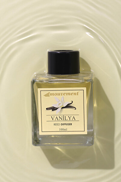 MOUVEMENT Vanilya Sıcaklığı 100 ml Bambu Çubuklu Oda Kokusu – Yumuşak ve Sıcak Bir Ortam Katın