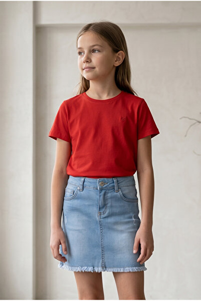 Mutlu Kids Tricou cu broderie pentru fete