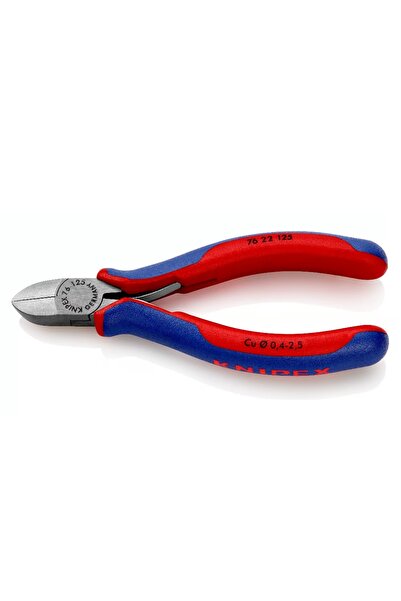 Knipex 76 22 125, πλαγιοκοφτάκι ηλεκτρομηχανικών χωρίς φάλτσο, με βαριά μόνωσ...