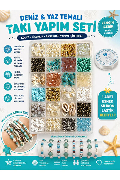 By MO Accessories Sezonul de vară Piatră naturală Stele de mare Conch Fimo Ni...