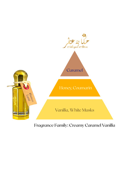 Hekayat Attar HEKAYAT ATTAR Blanco Latte 12 ml Concentrated Oil Perfume