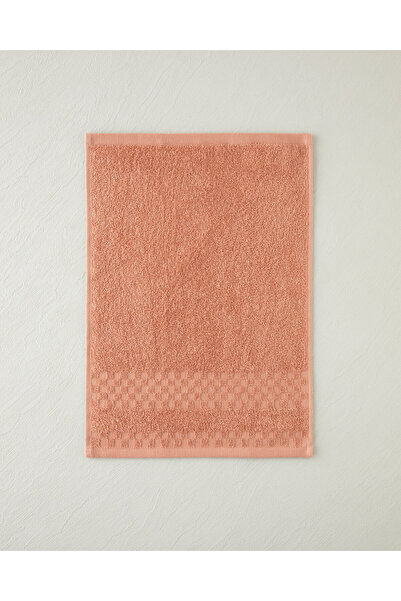English Home Border Check Pamuk El Havlusu 30x40 cm Somon