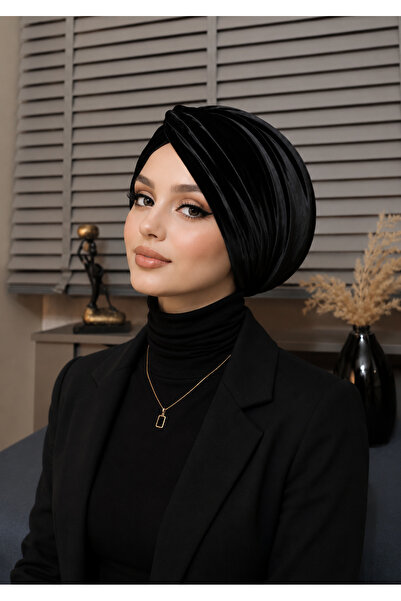 Genel Markalar SİYAH KADİFE BONE