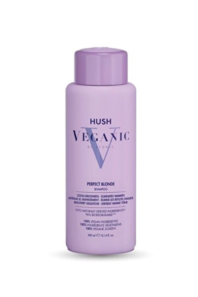 HUSH Veganic Perfect Blonde Sarı ve Platin Saçlar İçin Şampuan 300 ml