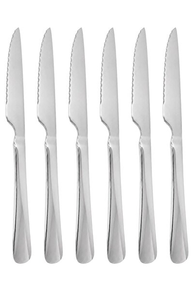 Chavin 6 Adet 1010 Çelik 22,8 cm Sofra Biftek Et Bıçağı cin997by-6
