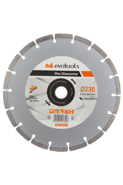 EvoTools Professional Disc diamantat uscat ETP 125 mm 2 mm