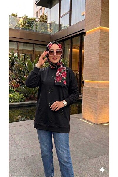 azram توب نسائي من الدنيم بتفاصيل نجمة