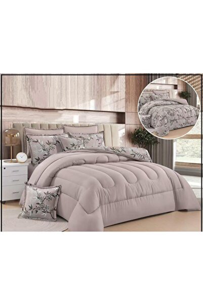 Sweet Dreams Decoration Summer Quilted Bedspread Nefren 8 Pieces Double-Sided