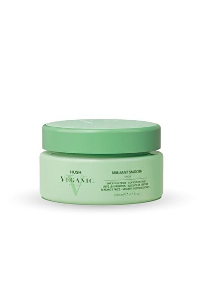 HUSH Veganic Brilliant Smooth Kabaran Saçlar İçin Pürüzsüzleştirici Maske 200 ml