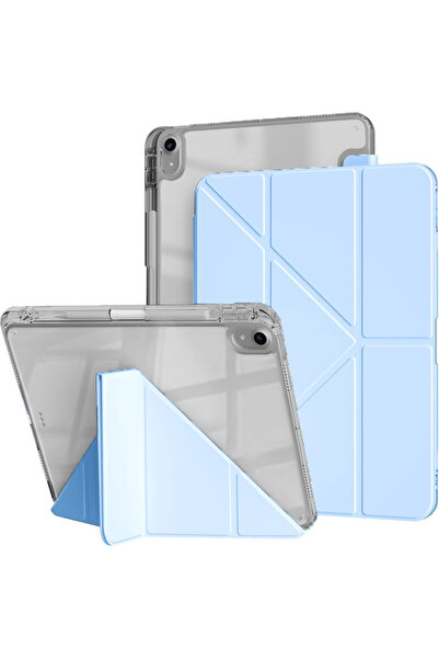UnDePlus Apple iPad 11.Nesil A16 11inç/10.Nesil 10.9inç Kılıf Mika Trifolding...