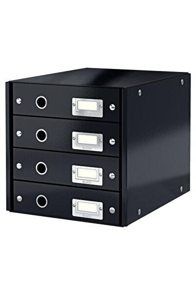 Leitz Dulap negru cu 4 sertare CLICK&STORE