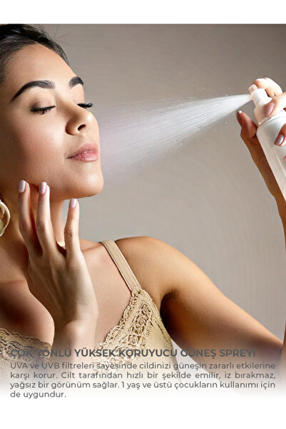 Dermokil Sun Spray Çok Yönlü Yüksek Koruyucu Güneş Spreyi 50+ SPF 200 ml