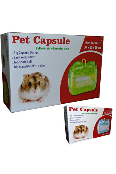 Qh Pet Cage SEMEGLBL Pet Capsule Akrilik (200843) Hamster Kafesi