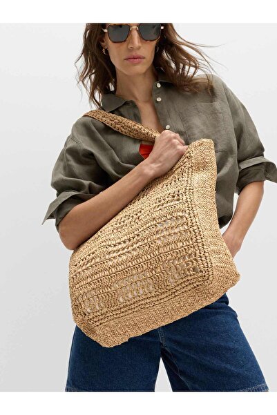 Marks & Spencer Hasır Tote Çanta