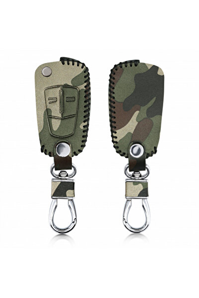 KWmobile Carcasă cheie auto pentru Opel / Vauxhall - 2 butoane, piele sinteti...