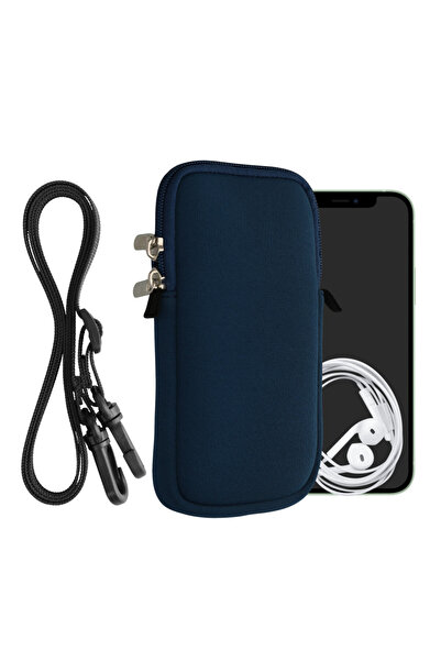 KWmobile Carcasă universală XL - 6.8", neopren, albastră, 58700.4.116