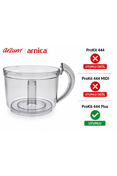 ShopyTime Arnica Prokit 444 Plus Uyumlu Mutfak Robotu Haznesi