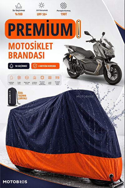 Motobros دراجة نارية Sym Jet 14 Lux قماش المظلة الفاخر من القماش المشمع المقا...
