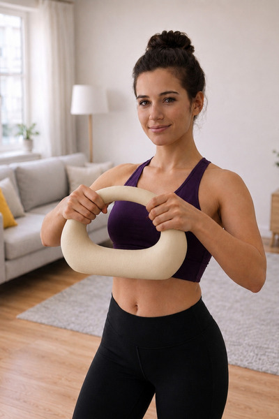 TANAGROUP Balance S Dekoratif El Yapımı Dambıl 2,5 kg 1 adet Bej renk