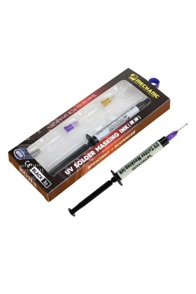 MECHANIC B10 UV Lehim Maskesi 3cc Siyah | PCB Anakart Tamir UV Solder Masking...
