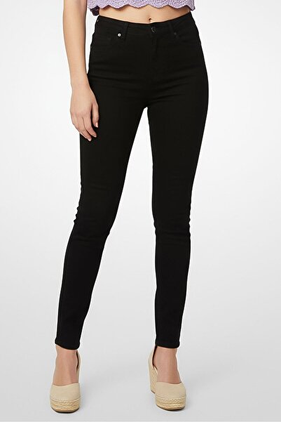 PROMOD Women Regular Fit Solid Straight Leg Pants, Black
