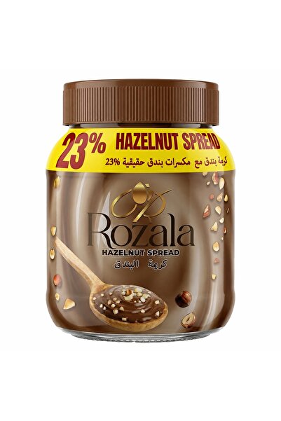 Rozala معجون البندق مع 23% من حبيبات البندق الحقيقية 700 جرام