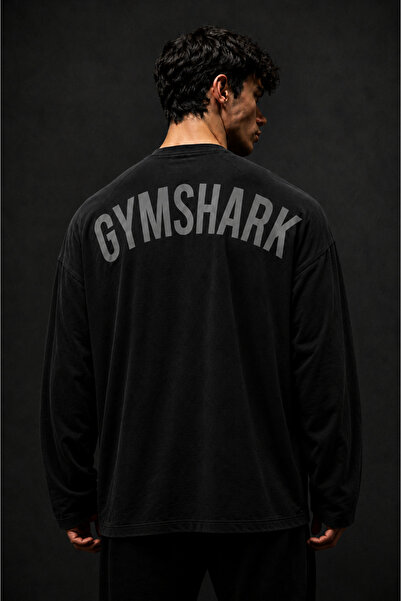 Stylovi Tricou cu mânecă lungă pentru bărbați Shark+ Extra supradimensionat –...