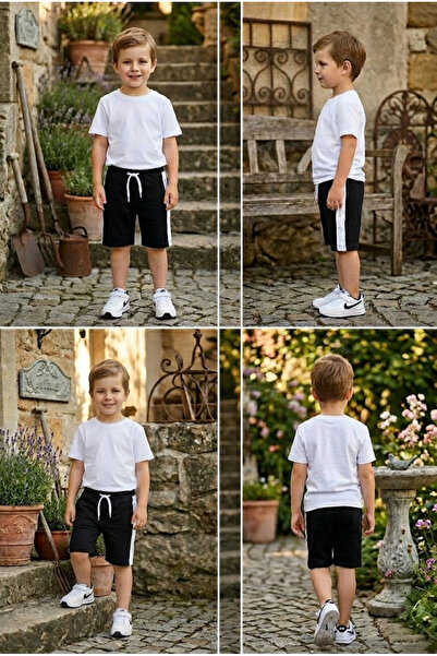 meyastore Boys' Shorts with Elastic Pockets