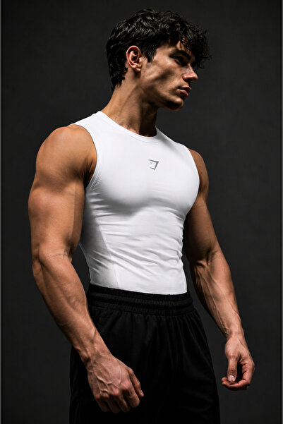 Stylovi Shark+ Maiou Premium + Tricou de compresie |   elastic Fit Spor Gym t...